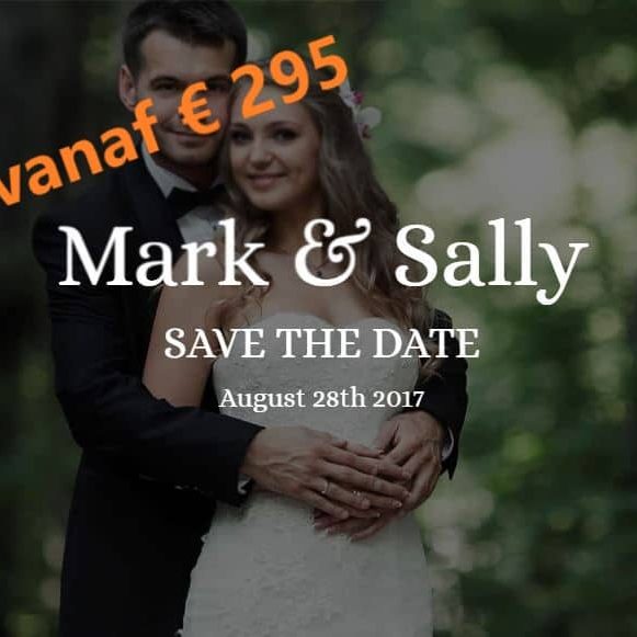 Een site voor je huwelijk of ander event